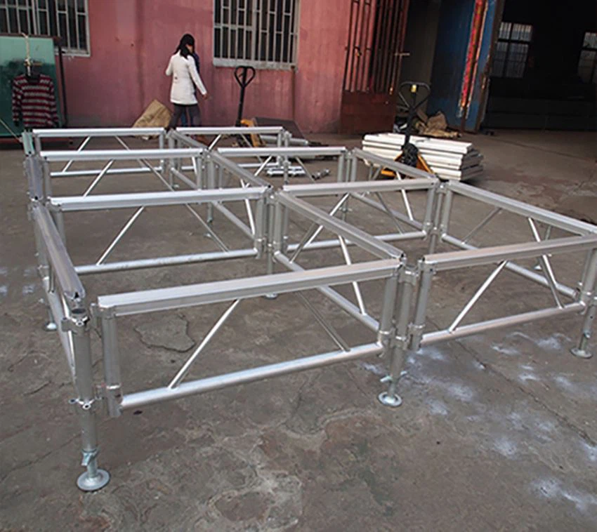 aluminum stage